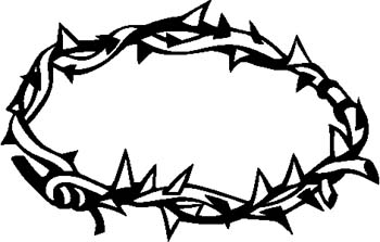 350x223 Crown Of Thorns Clipart