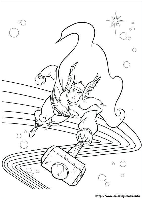 567x794 Nice Thor Hammer Coloring Pages Pictures Inspiration