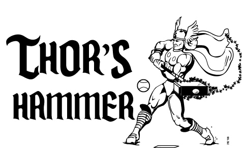 476x291 Thor's Hammer Shirt For Softball Peter