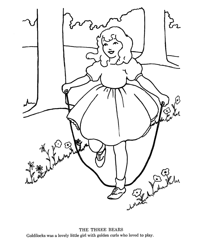 670x820 Goldilocks And The Three Bears Coloring Pages Goldilocks Classic