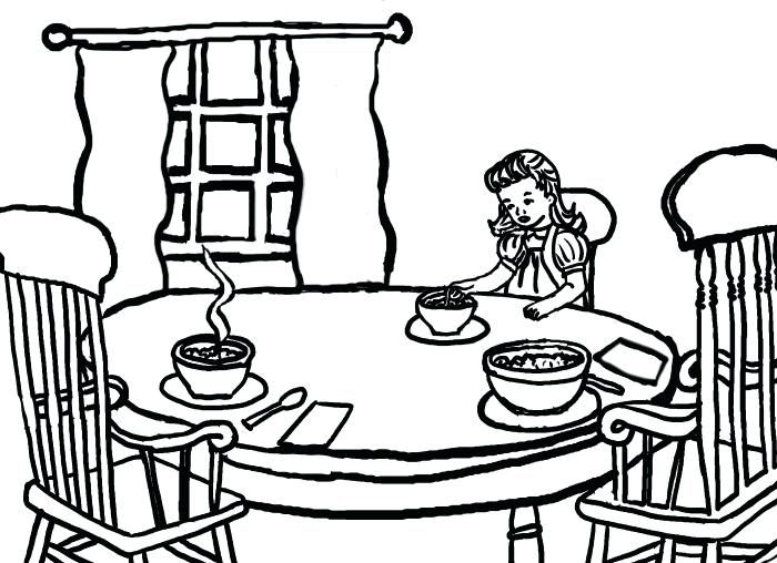 700x508 Goldilocks Coloring Page And The Three Bears Coloring Pages