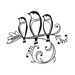 300x300 Bird By Ciganovic Desen Bird, Drawings And Mixed Media