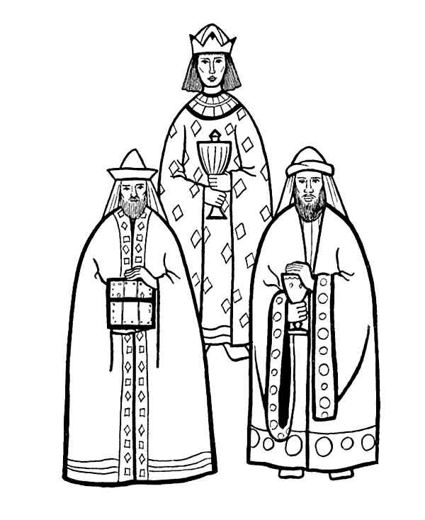 600x734 Drawing Three Kings Coloring Pages Batch Coloring