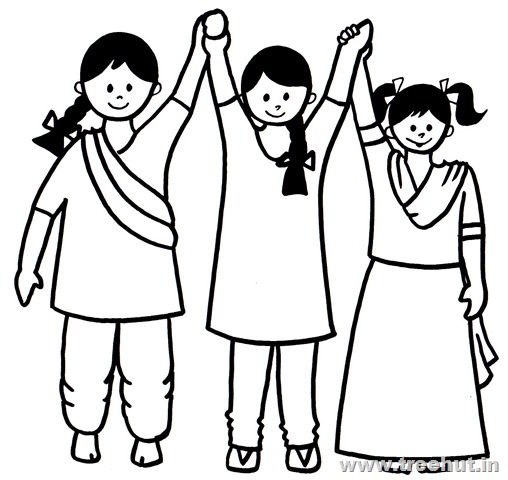 508x480 Girl Clipart