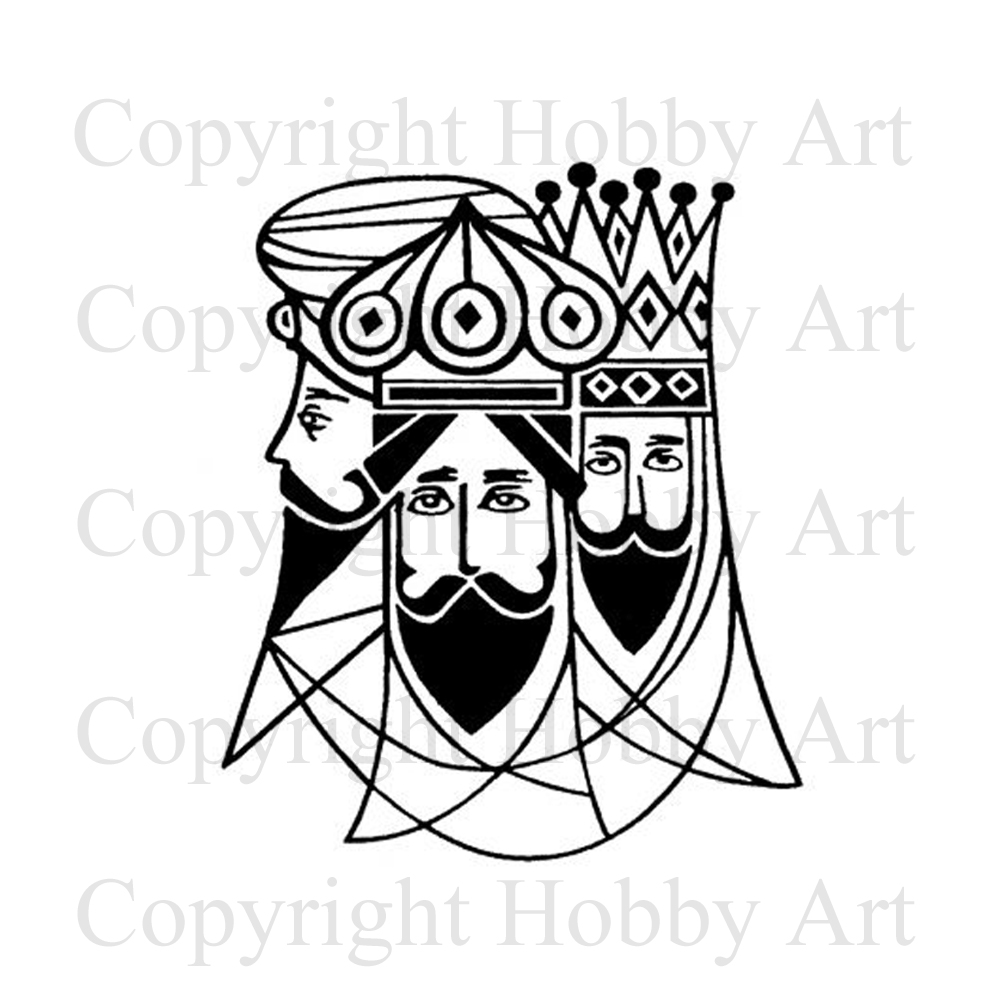 1000x1000 Three Kings Christmas Rubber Stamps Products Hobby Art Ltd