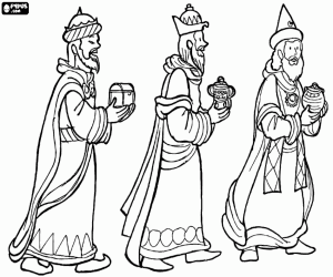 300x250 Three Kings Or Three Wise Men Coloring Pages Printable Games