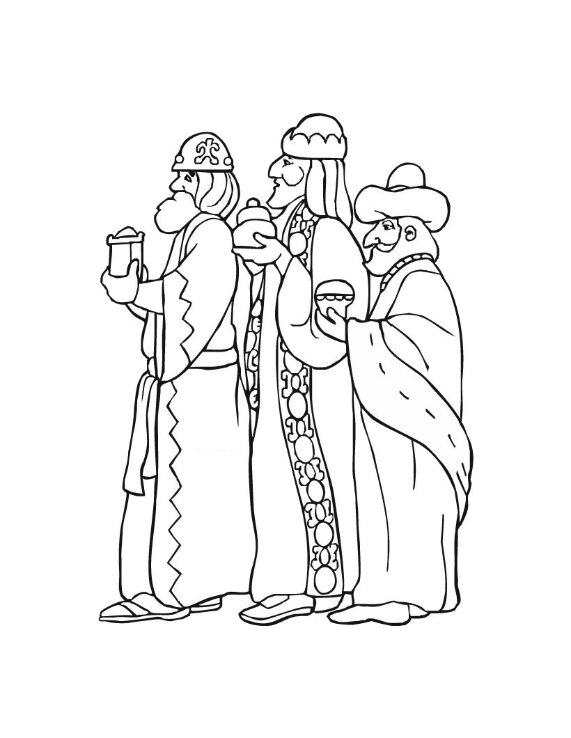 820x1060 Three Kings Day Celebration Coloring Pages