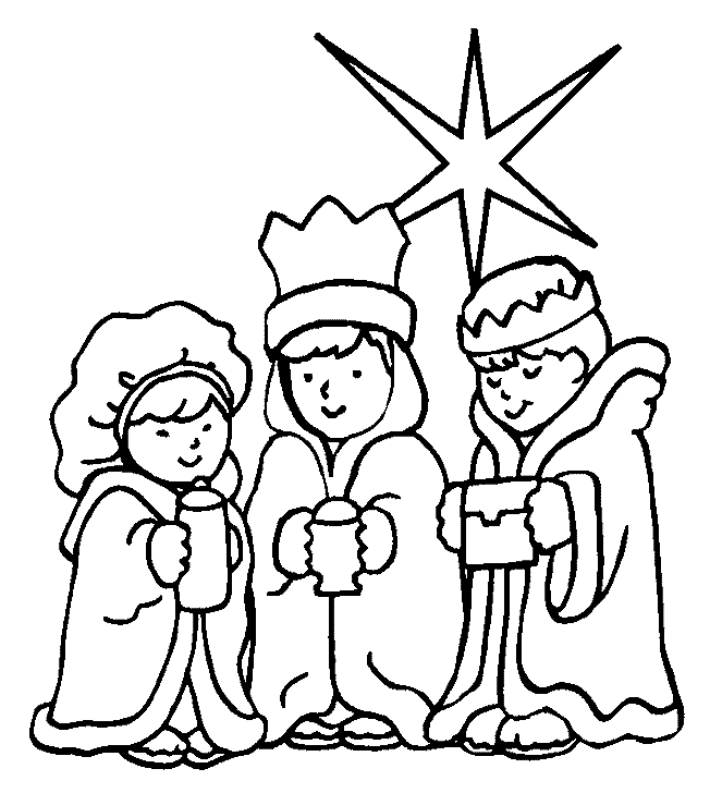 652x728 Coloring Page Holiday Coloring Page Three Kings