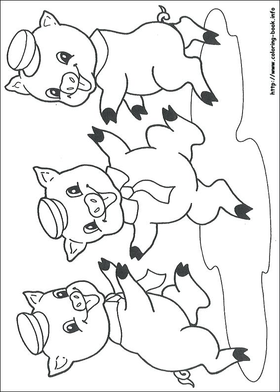 567x794 La Befana Coloring Page The Three Little Pigs Coloring Picture La