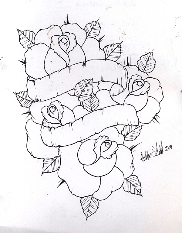 600x771 Three Roses By Niklassoderlund