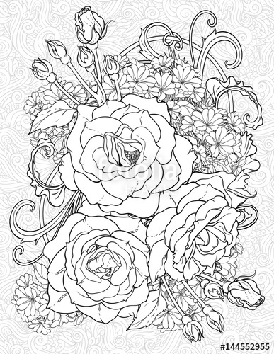 Three Roses Drawing at GetDrawings | Free download