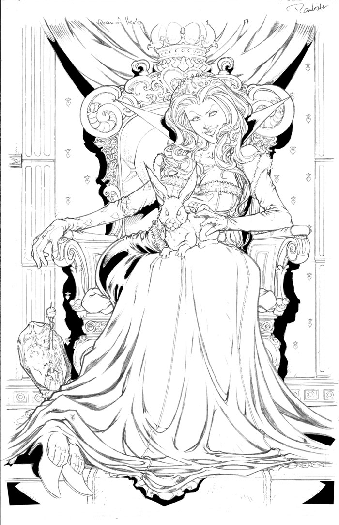700x1083 Queen Of Hearts Her Throne By Danielleister