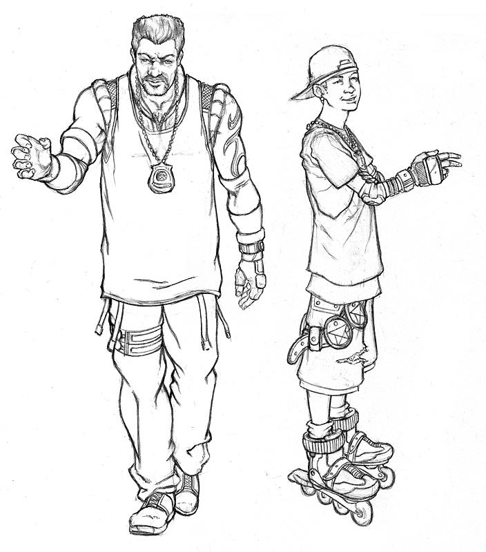 704x800 Sketches Drawing By Chris Martinetti