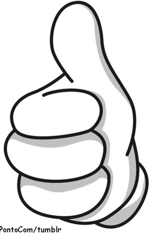 318x476 Mickey Mouse Thumbs Up Clipart