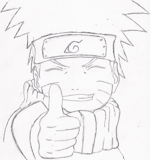 600x640 Naruto's Thumbs Up By Sergaz