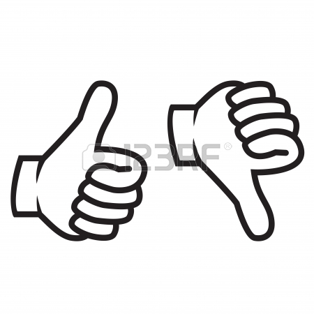 450x450 Thumbs Up Down Gesture Royalty Free Cliparts, Vectors,