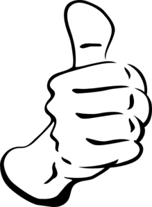 219x298 Thumbs Up Clip Art