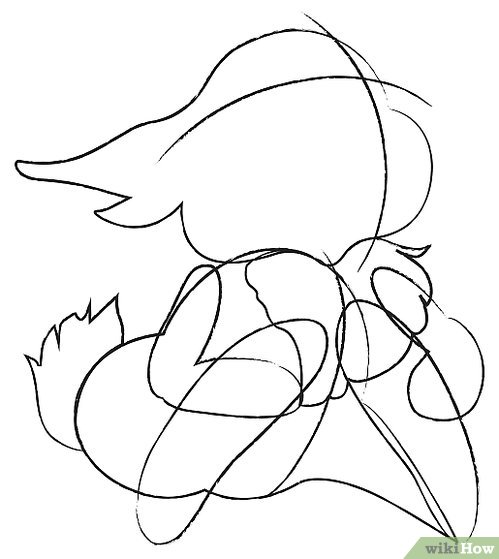 499x559 How To Draw Thumper From Bambi 10 Steps (With Pictures)