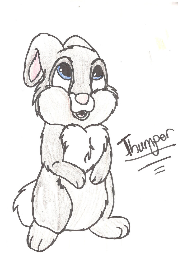 Thumper Drawing at GetDrawings | Free download