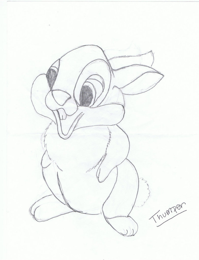 783x1020 Thumper From Bambi By Animefan197