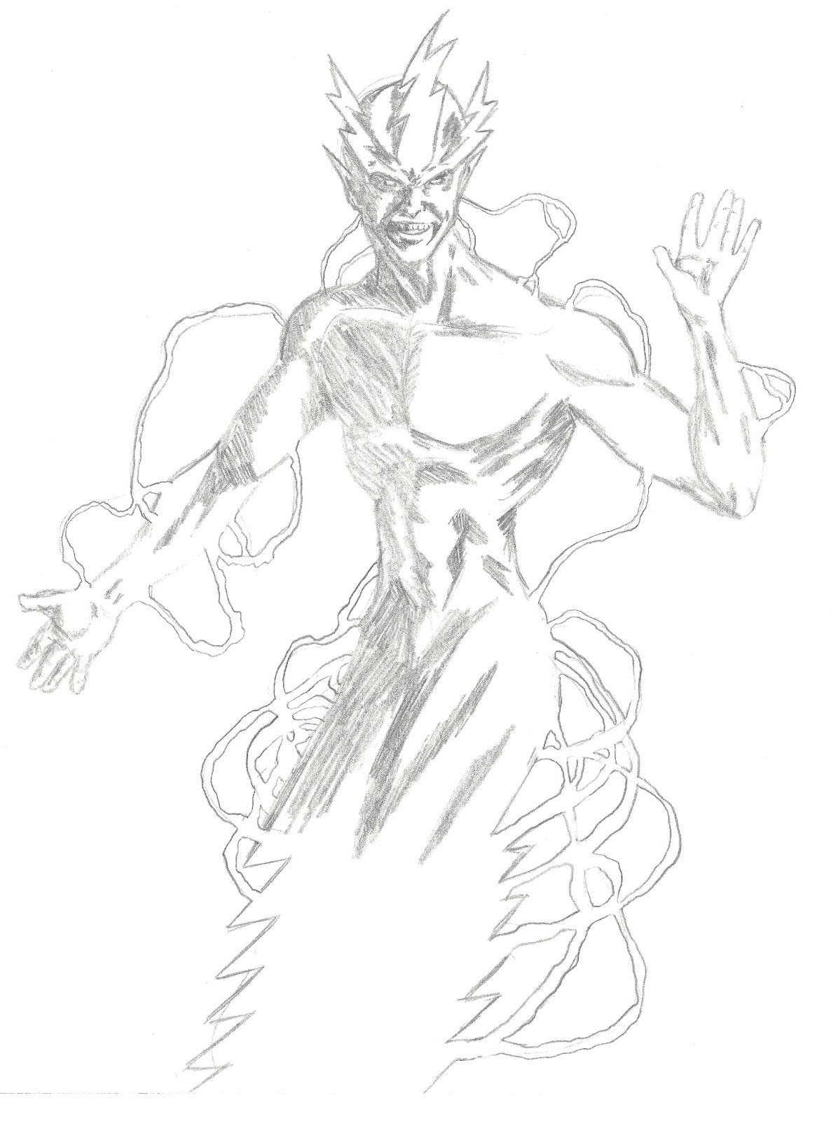 1186x1600 Newtcave Sketchbook Johnny Thunder's Thunderbolt