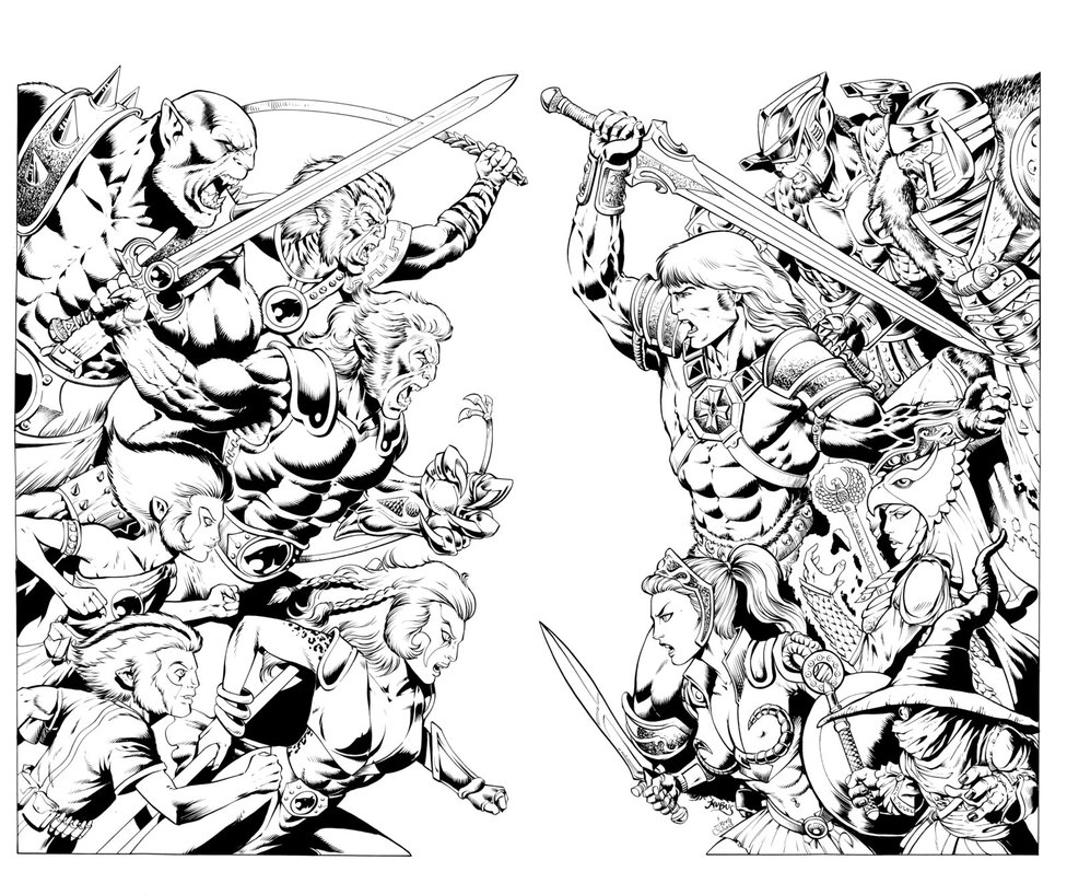 976x818 Thundercats Vs Masters By Inker Guy