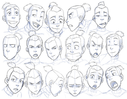 500x390 Thunderstorm The Faces Of Sokka Drawing Tutorials