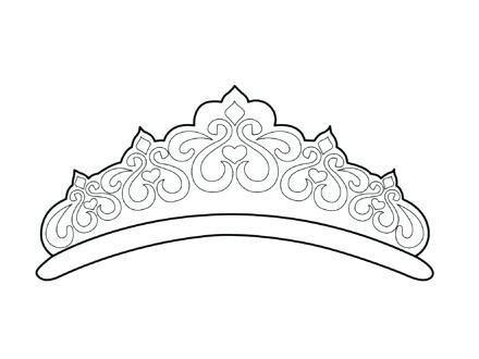 440x330 Tiara Coloring Page Crown Coloring Page Printable Princess Crown