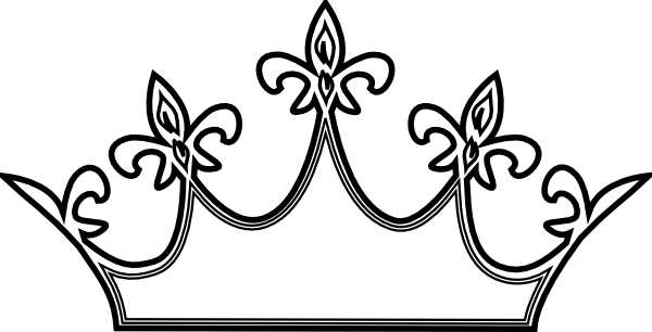 600x306 Tiara Outline Clip Art