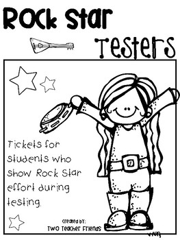 263x350 Testing Rock Star Tickets By Two Teacher Friends Tpt