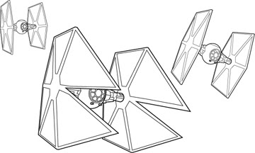360x216 Best Photos Of Tie Fighter Coloring Page