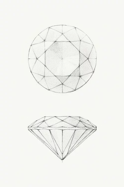 500x750 How To Draw A Diamond Art Diamond, Drawings