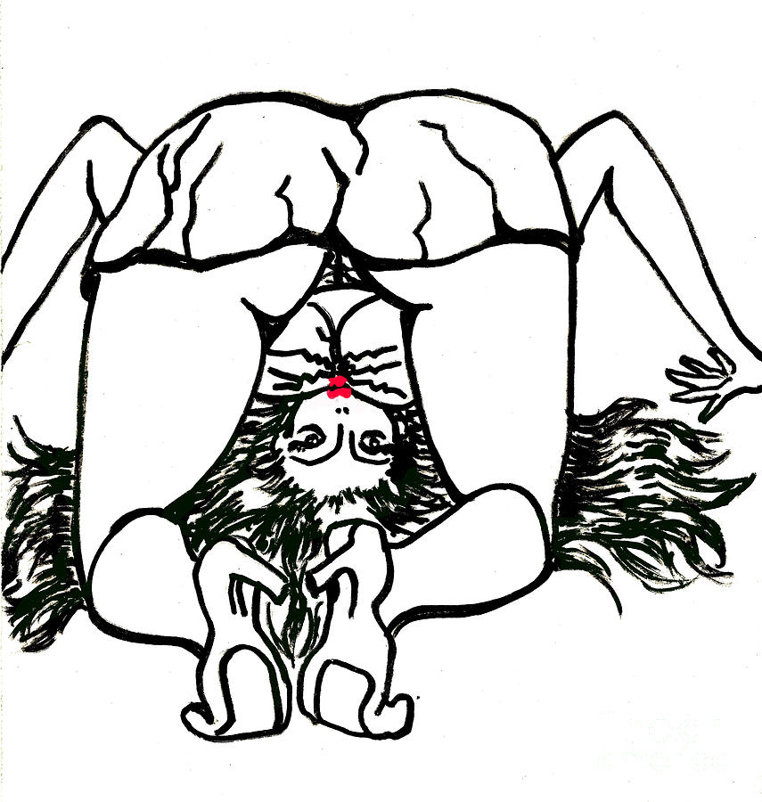 855x900 Elbows And Ass Drawing By Tiffany Selig