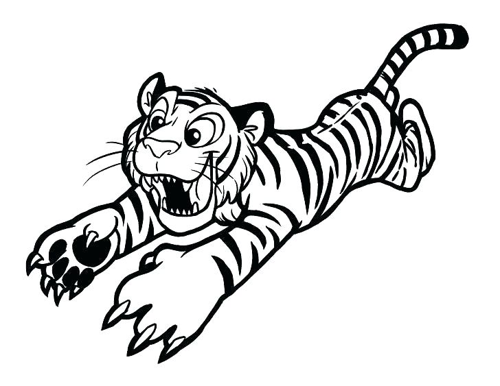 728x563 Cute Tiger Coloring Pages Cartoon Drawing Of A Cute Tiger Cub