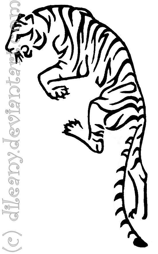552x885 Tiger Tattoo Request By Dileany