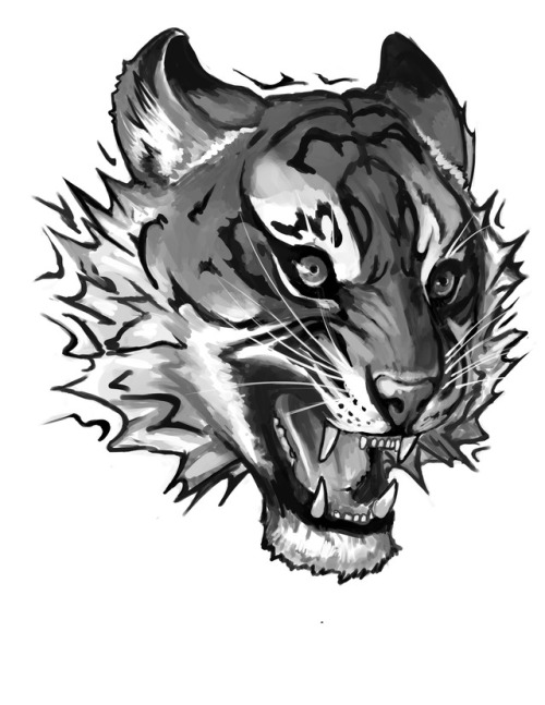 500x647 Big Cat Tattoo Tumblr