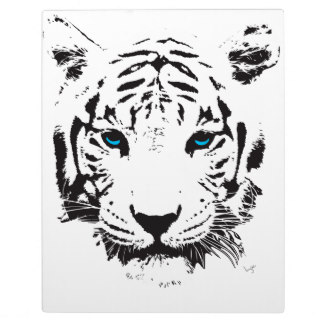 324x324 White Tiger Photo Plaques Zazzle
