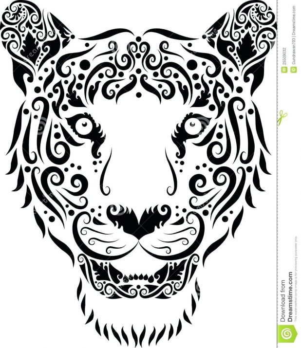 618x715 Coloring Pages Mesmerizing Tiger Outline Drawing. Tiger Face