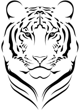 265x368 Tiger Head Clip Art Free Vector Download (214,488 Free Vector)