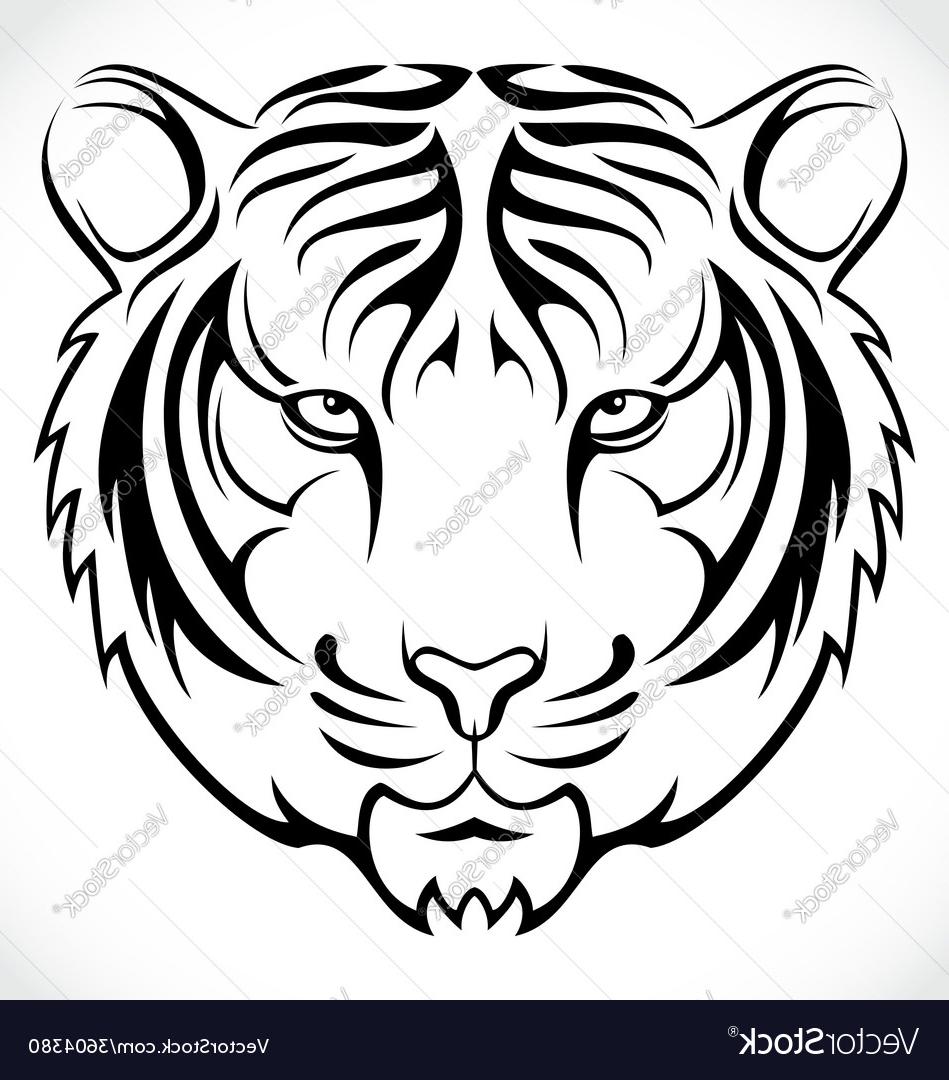 949x1080 Top 10 Tribal Tiger Head Vector Drawing