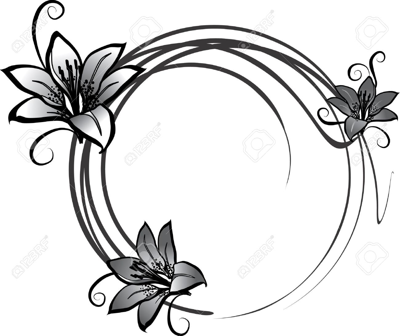 1300x1093 Drawn Lily