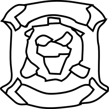 369x368 Tiger Outline Drawing Clip Free Vector Download (95,432 Free