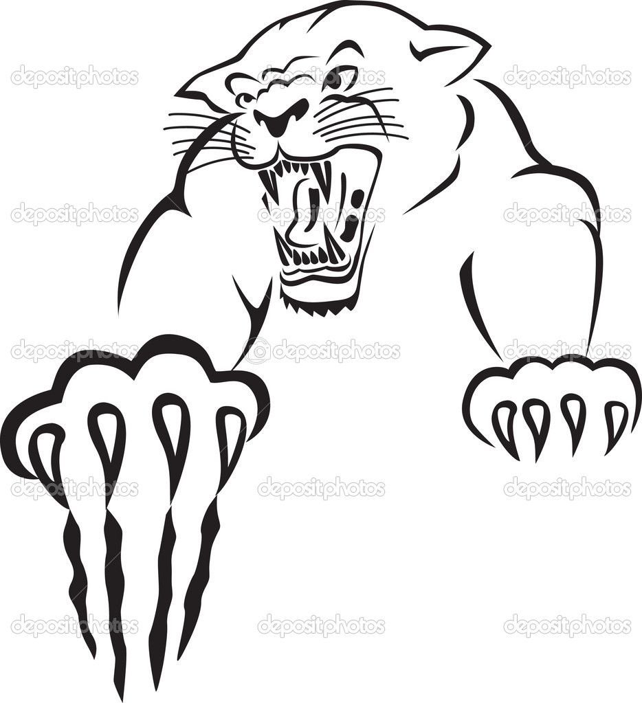 Tiger Paw Drawing at GetDrawings | Free download