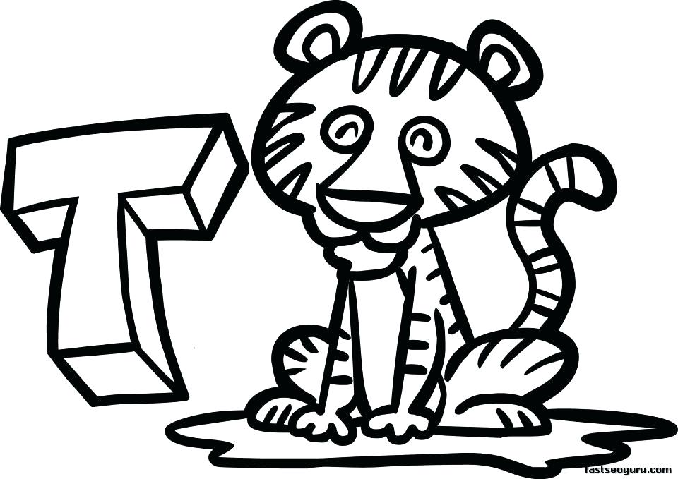 960x679 Bengal Tiger Coloring Pages