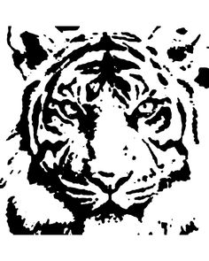 236x295 Tiger Stencil By ~jen Br On Stencils Patterns