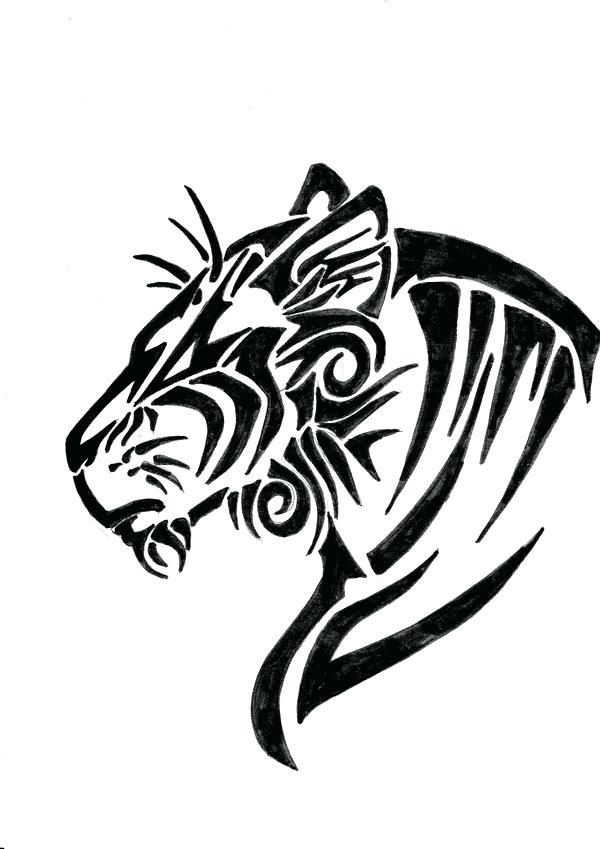 600x849 Cute Tiger Coloring Pages Tiger Eyes Tattoo Cartoon Tiger Coloring