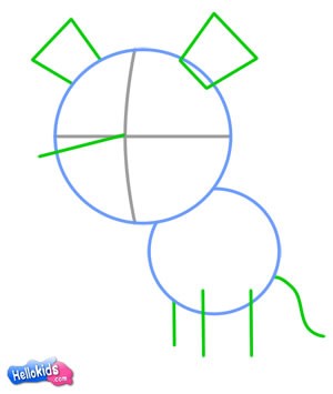 300x355 How To Draw How To Draw A Tiger