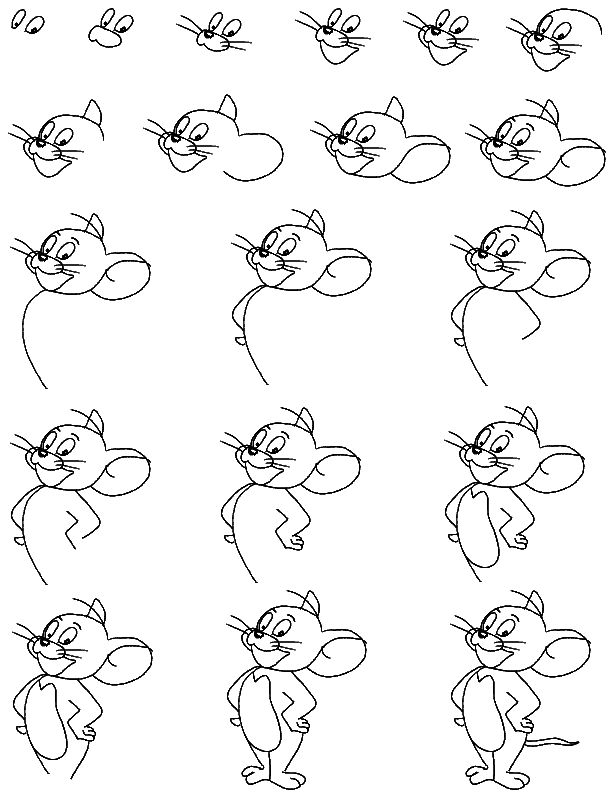612x792 Drawing Step By Step Drawing Cute Cartoon Animals As Well As