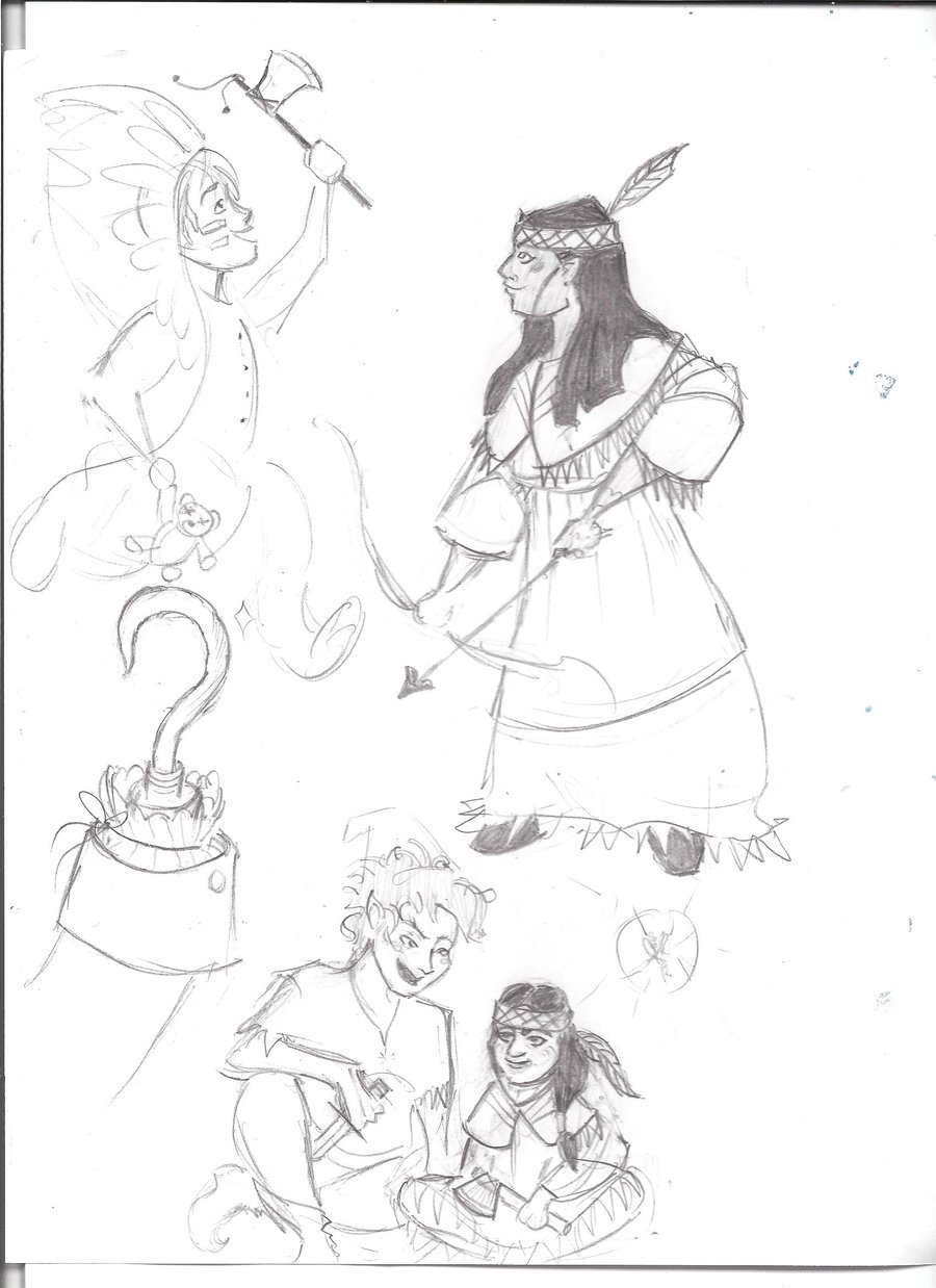 900x1238 Tiger Lily From Peter Pan By Callthepatentoffice