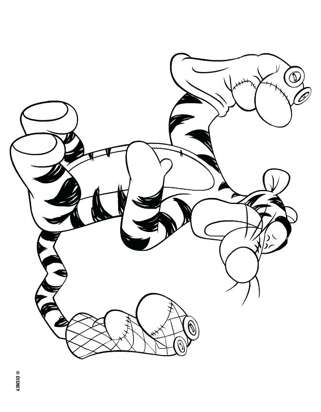 660x847 Tigger Birthday Coloring Pages Drawing For Kids Daily News Free N